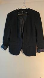 zwarte blazer, Ophalen, H&M, Zwart, Maat 42/44 (L)