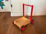 Stevige houten loopwagen van Allehand wooden toys, Ophalen, Gebruikt, Rij- of Hobbelspeelgoed