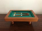 Miniatuur biljart 18 x 26 x 9 cm h decoratief item, Antiek en Kunst, Ophalen of Verzenden