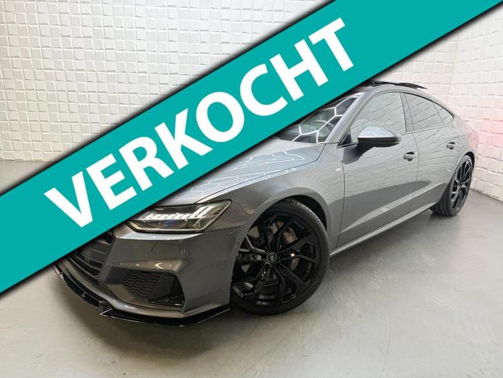 Audi A7 Sportback 55 TFSI quattro 3x S LINE PANO VIRTUAL B&O, Auto's, Audi, Bedrijf, Te koop, A7, 360° camera, 4x4, ABS, Achteruitrijcamera