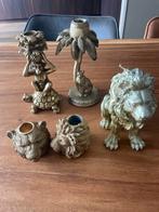 Kandelaars & Kaarthouders Set (5 stuks), Ophalen of Verzenden, Koper of Brons