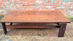 Vintage, design salontafel. Massief wengé hout, Huis en Inrichting, Ophalen