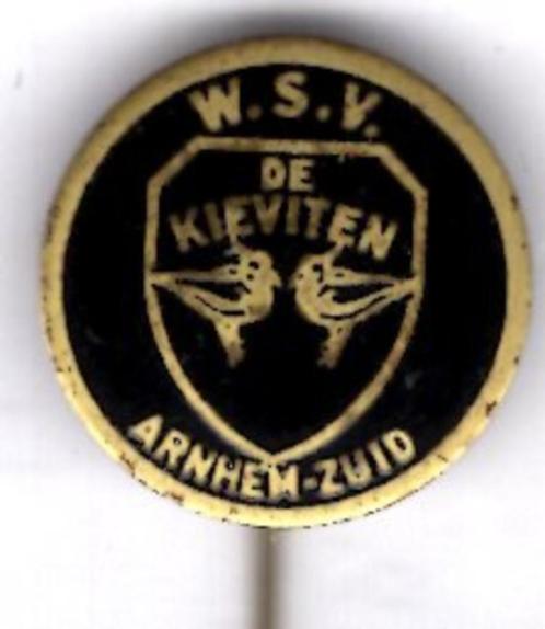 W.S.V. de Kieviten Arnhem-zuid koper wandel speldje( N_102 ), Verzamelen, Speldjes, Pins en Buttons, Zo goed als nieuw, Speldje of Pin