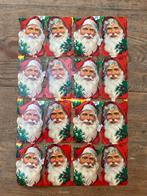 Vintage Poezieplaatjes Kerstman, Verzamelen, Ophalen of Verzenden, Gebruikt