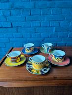 Set 5 kop & schotels Winterling- Memphis style, Ophalen of Verzenden, Porselein, Overige stijlen, Kop(pen) en/of Schotel(s)