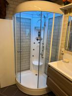 Oceana kwartronde witte douche cabine met thermostaatkraan, Doe-het-zelf en Verbouw, Sanitair, Ophalen, Zo goed als nieuw, Douche