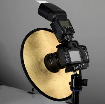 Camera reflectie scherm goud+zilver