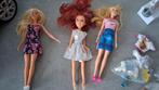 Barbie poppen inclusief auto en winkel, Kinderen en Baby's, Speelgoed | Poppen, Ophalen of Verzenden, Zo goed als nieuw, Barbie