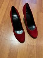 Mooie diep rode Manfield hakken maat 38, Verzenden, Zo goed als nieuw, Rood