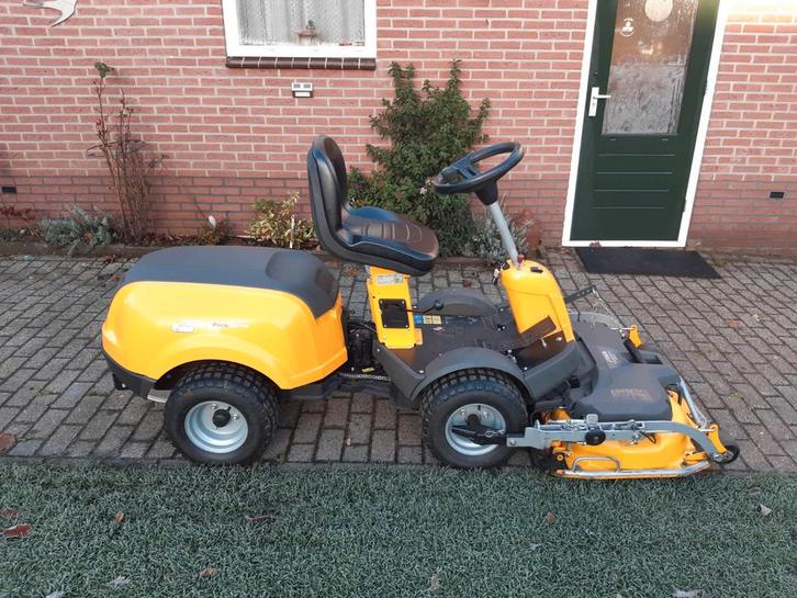 Stiga Park 320PW frontmaaier, Tuin en Terras, Zitmaaiers, Gebruikt, 90 tot 120 cm, Elektrische starter, Mulchfunctie, Ophalen