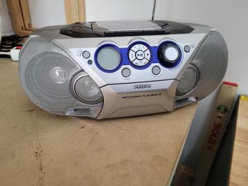 draagbare cd speler met radio en cassettedeck philips az3068 beschikbaar voor biedingen
