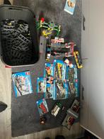 Lego city trein + 2 stations en wagons, Ophalen, Gebruikt, Complete set, Lego