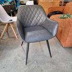 Grijze design stoel met armleuning, Ophalen of Verzenden, Nieuw