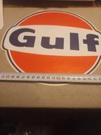 Gulf logo  groot, Ophalen of Verzenden, Zo goed als nieuw