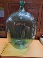 Gistfles 60 cm hoog groen glas. Letter S ,, Ophalen of Verzenden, Zo goed als nieuw