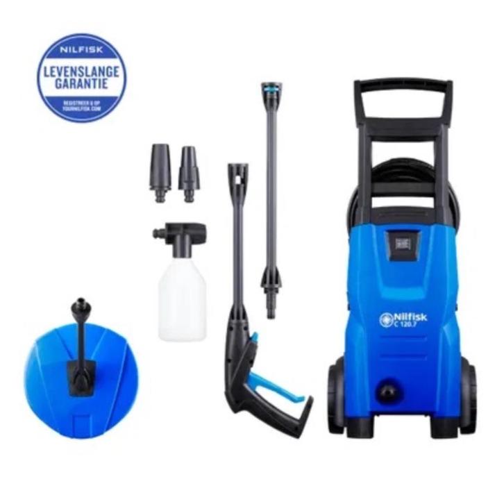 Hogedrukreiniger Nilfisk C 120.7, Tuin en Terras, Hogedrukreinigers, Gebruikt, Elektrisch, Met autostop en -start, Ophalen