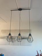 Hanglamp zwart industrieel, Ophalen of Verzenden, Zo goed als nieuw, Minder dan 50 cm