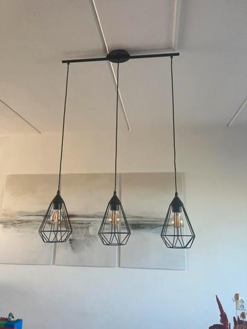 Hanglamp zwart industrieel beschikbaar voor biedingen