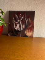 Schilderijtje Tulp - Mooi en Sfeervol, Ophalen of Verzenden, Overige materialen, Minder dan 25 cm