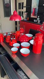 Emaille spullen rood, Antiek en Kunst, Antiek | Emaille, Ophalen