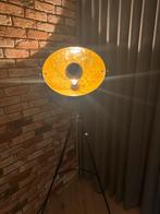 Mooie zwart/gouden staande lamp, Ophalen of Verzenden, Gebruikt, Metaal, 150 tot 200 cm