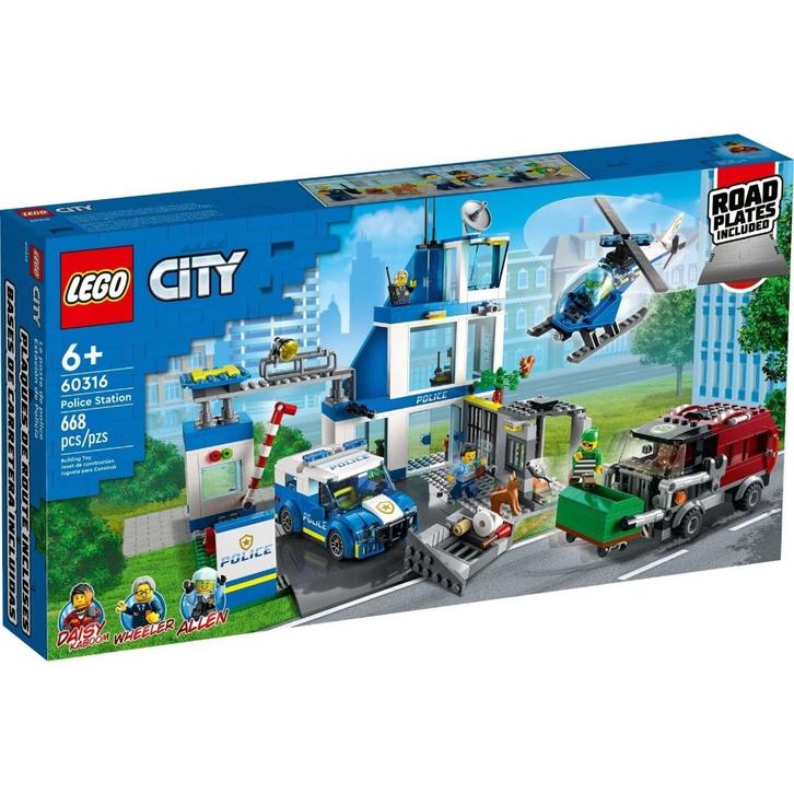 Lego City 60316 Politiebureau (nieuw in doos), Kinderen en Baby's, Speelgoed | Duplo en Lego, Nieuw, Lego, Complete set, Ophalen of Verzenden