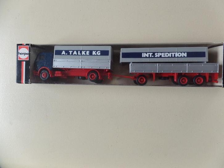 Mercedes vrachtwagen / aanhanger A Talke  Herpa, Hobby en Vrije tijd, Modelauto's | 1:87, Nieuw, Bus of Vrachtwagen, Herpa, Verzenden
