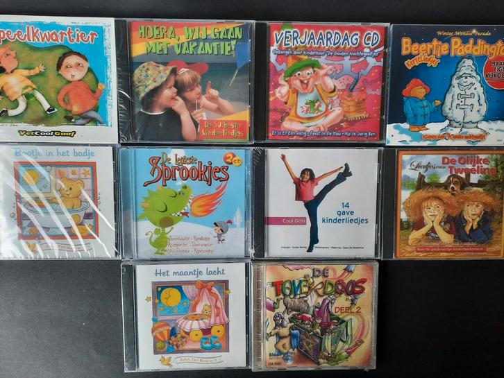 10 x Muziek Kinder cd's   ( nieuw , sealed  ), Cd's en Dvd's, Cd's | Kinderen en Jeugd, Nieuw in verpakking, Muziek, Ophalen of Verzenden