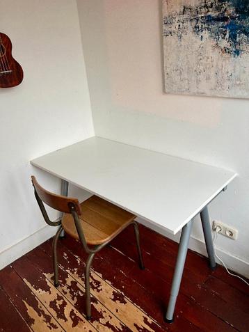 Galant Bureau Ikea Wit 60x120 - afbeelding 4