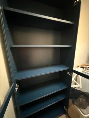 Ikea Billy Kast - Donkerblauw- 2 voor 100 - afbeelding 4