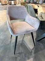 Set van 4 roze stoffen stoelen €75 ps, Ophalen, Overige kleuren, Zo goed als nieuw, Vier