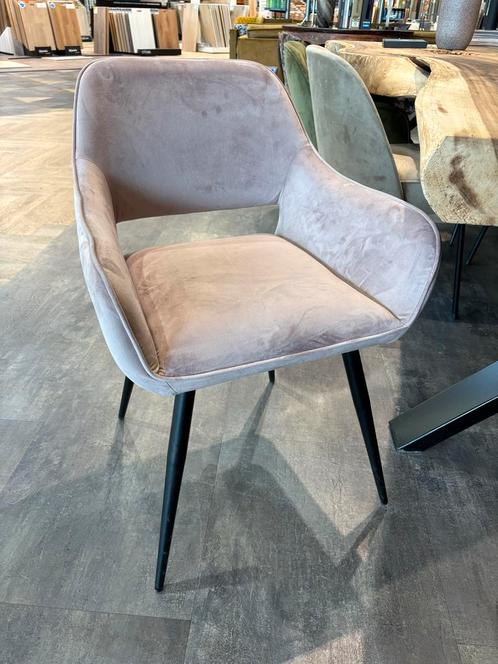 Set van 4 roze stoffen stoelen €75 ps, Huis en Inrichting, Stoelen, Zo goed als nieuw, Vier, Stof, Overige kleuren, Ophalen
