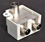 Braun Telecom POA 01-B - tweeweg COAX splitter TV - nieuw, Ophalen of Verzenden, Nieuw, Minder dan 2 meter, Coaxiale kabel