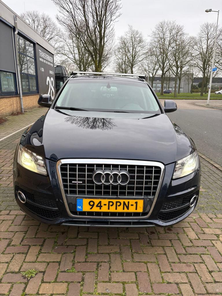Audi Q5 2.0 Tfsi Quattro S-tronic 2011 Blauw, Auto's, Automaat, 1730 kg, Zwart, 4 cilinders