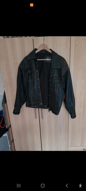 Vintage leren jack Francisco Design m beschikbaar voor biedingen