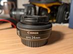 Canon EF-S 24mm f/2.8 STM - Pancake Lens, Ophalen of Verzenden, Zo goed als nieuw, Standaardlens