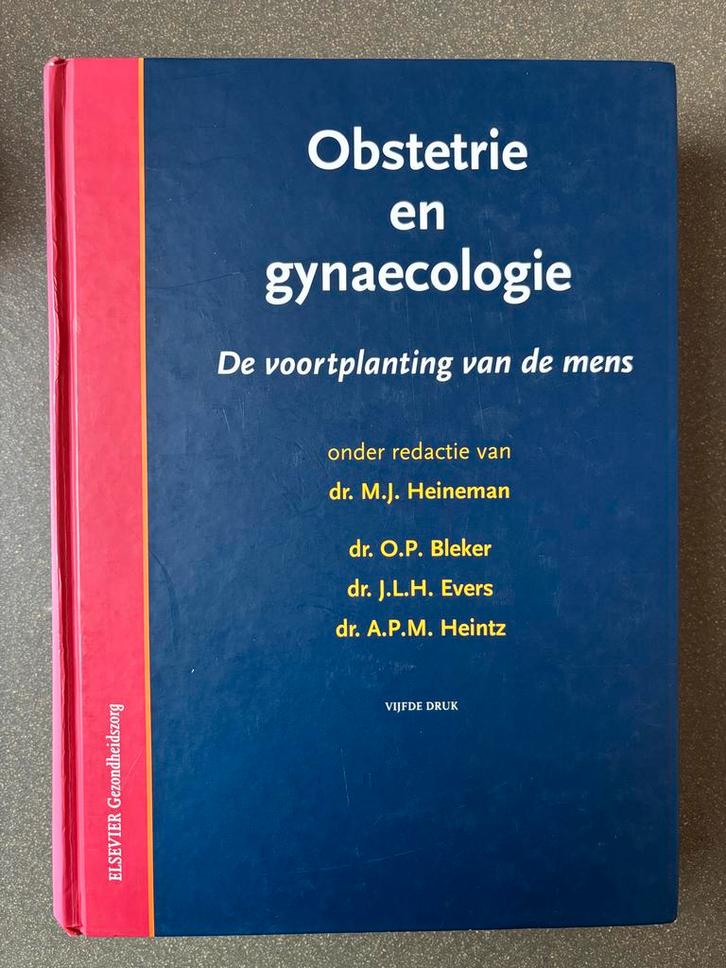 Obstetrie en gynaecologie - vijfde druk, Boeken, Studieboeken en Cursussen, Zo goed als nieuw, HBO, Beta, Ophalen of Verzenden
