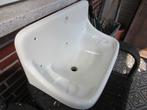 58x32cm Breed antiek Hollands fonteintje hoge achterkant