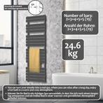 Handdoekradiator badkamerradiator 1800 x 600 GRATIS BEZORGD, Verzenden, Nieuw, Zwart, Overige typen