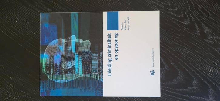 Inleiding criminaliteit en opsporing, Boeken, Wetenschap, Zo goed als nieuw, Ophalen of Verzenden