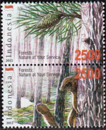 Indonesie Zonnebloem nr 2984/5 postfris 2011 beschikbaar voor biedingen
