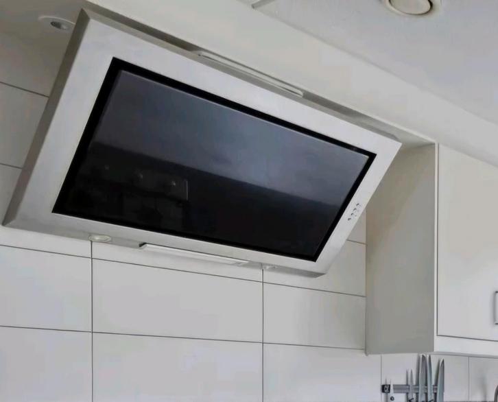 Gratis Afzuigkap, Huis en Inrichting, Keuken | Complete keukens, Gebruikt, Enkelwandige keuken, Wit, Kunststof, Ophalen