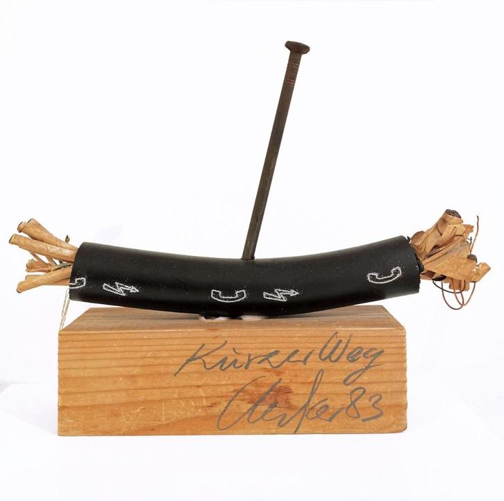 "Kurzer Weg" van Günther Uecker '83, Antiek en Kunst, Curiosa en Brocante, Ophalen of Verzenden