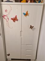 Hoogglans Witte Babykamer Kast, Kinderen en Baby's, Kinderkamer | Commodes en Kasten, Ophalen, Gebruikt, Kast, 50 tot 70 cm