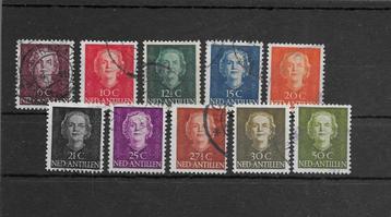 Nederlandse Antillen 1950. NVPH 218 t/m 229, gestempeld. beschikbaar voor biedingen