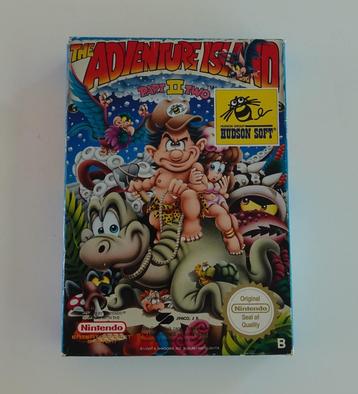 The Adventure Island 2 leeg doosje voor Nintendo NES