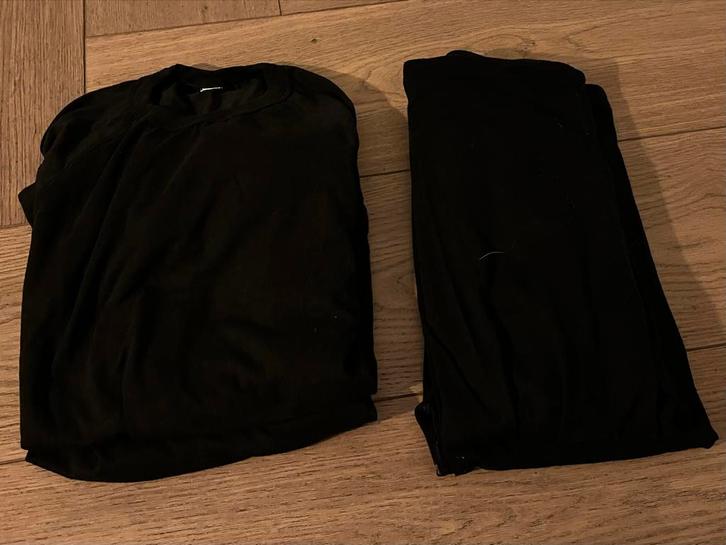 2 Sets Thermo Kleding Maat 158/164, Kleding | Dames, T-shirts, Zo goed als nieuw, Maat 34 (XS) of kleiner, Zwart, Lange mouw, Ophalen of Verzenden