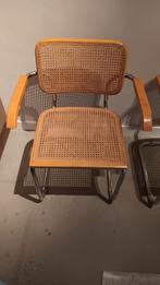 2 keer vintage Marcel Breuer Cesca stoelen met armleuning., Huis en Inrichting, Stoelen, Ophalen of Verzenden, Zo goed als nieuw