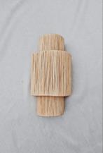 Handgemaakte Marokkaanse Raffia Wandlampenkap, Ophalen of Verzenden, Nieuw