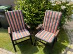Standen stoelen 2x met kussens, Ophalen, Gebruikt, Verstelbaar